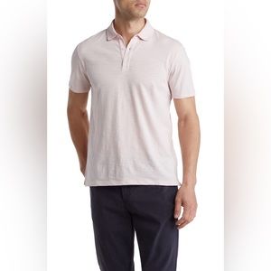 NWT Vince Short Sleeve Slub in Rose Quartz Size Small